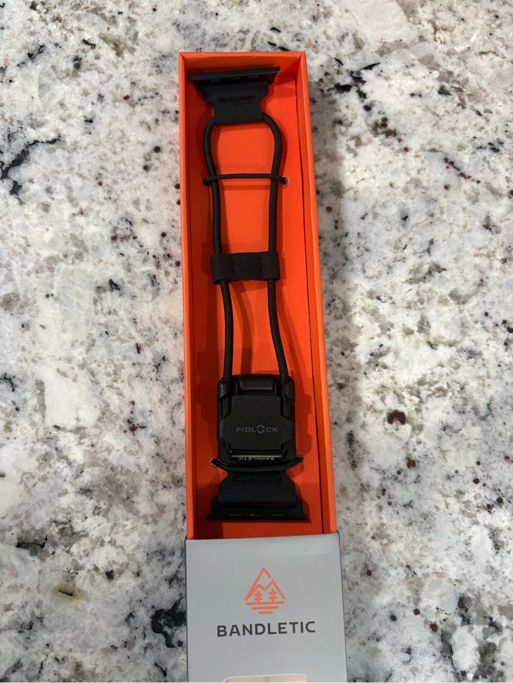 Bandletic Fidlock Arc magnetic Black Apple Watch Sport Band with Fold Lock - Picture 3 of 3